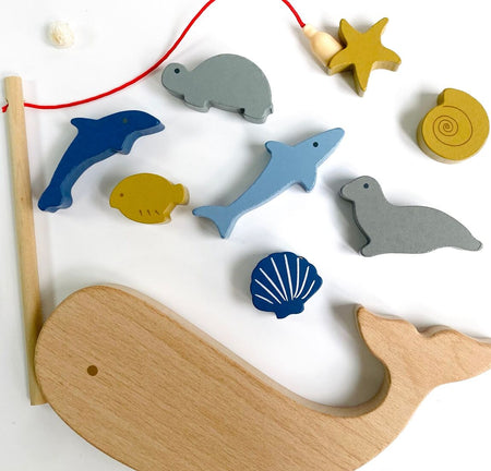 Jeu de pêche aimanté Océan - Canne à pêche océan