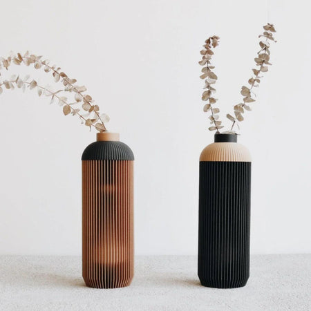 MINIMUN DESIGN - Vase Onde Noir